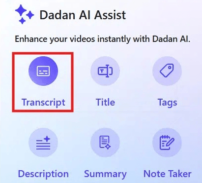 Automatic transcriptions