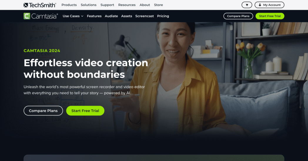 Camtasia Homepage