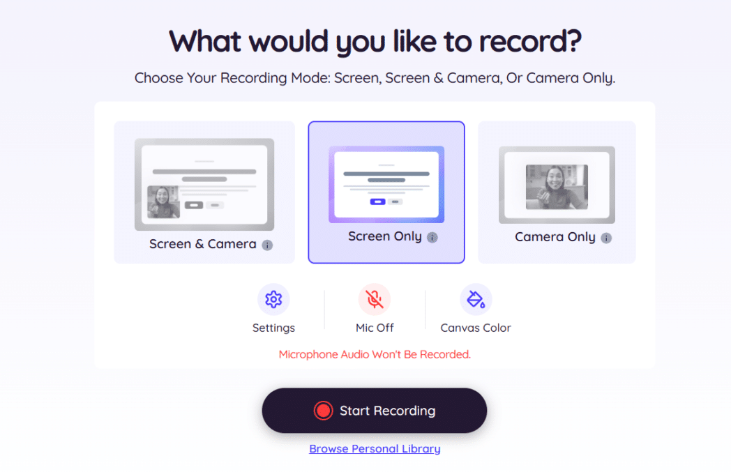 Choose What to Record