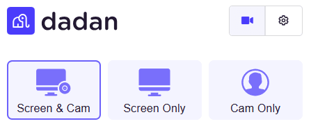 Choosing the recording mode