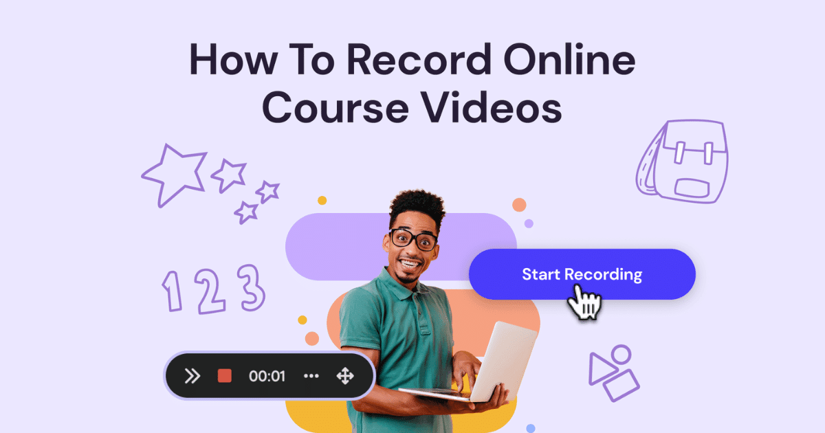 How to record online course videos