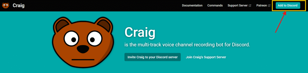 Invite Craig to Your Server