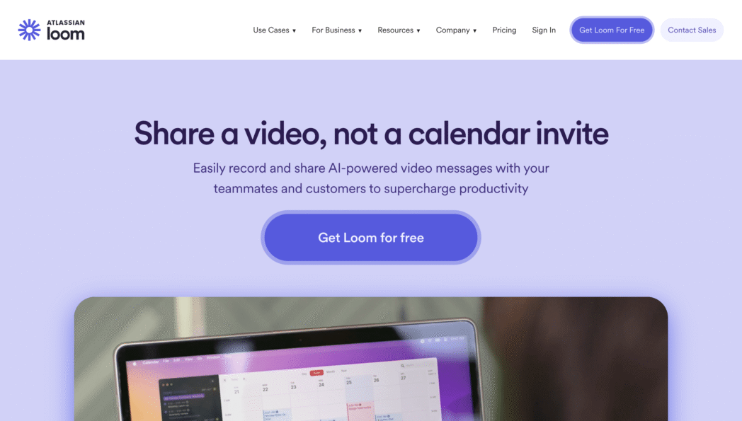 Loom Homepage