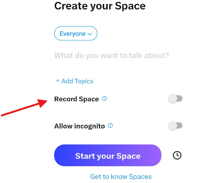Record x Space Record x Space
