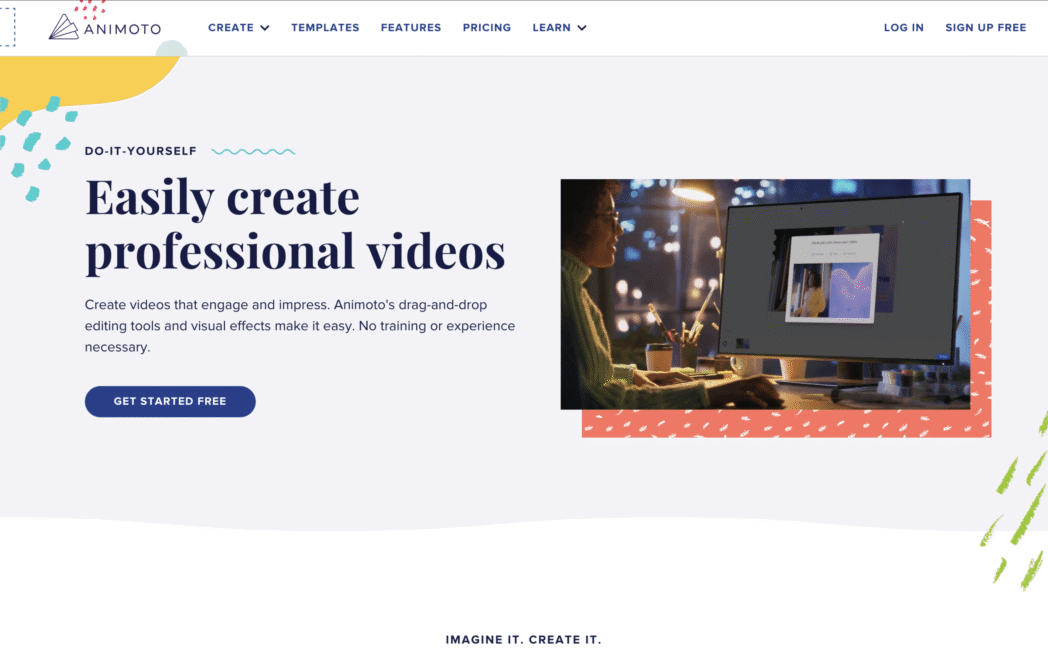 Animoto website
