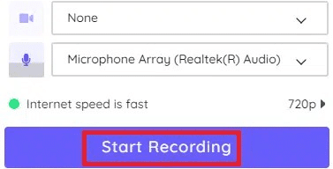 Start Your Recording
