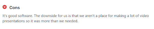 Wistia Getapp negative review