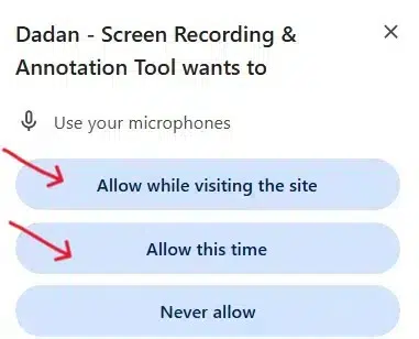 allow permission