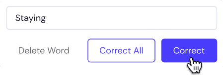correct word