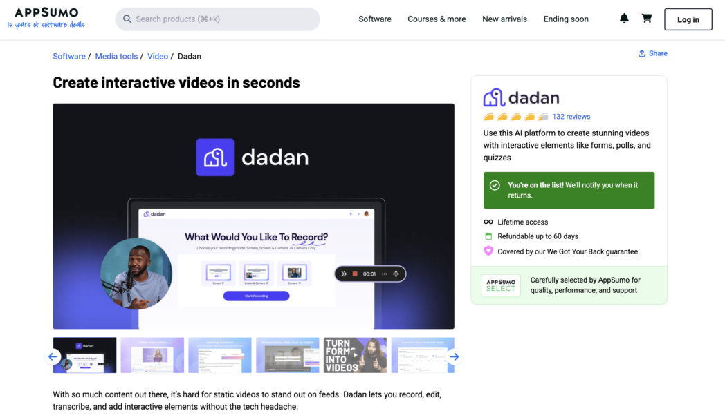 dadan on appsumo dadan on appsumo