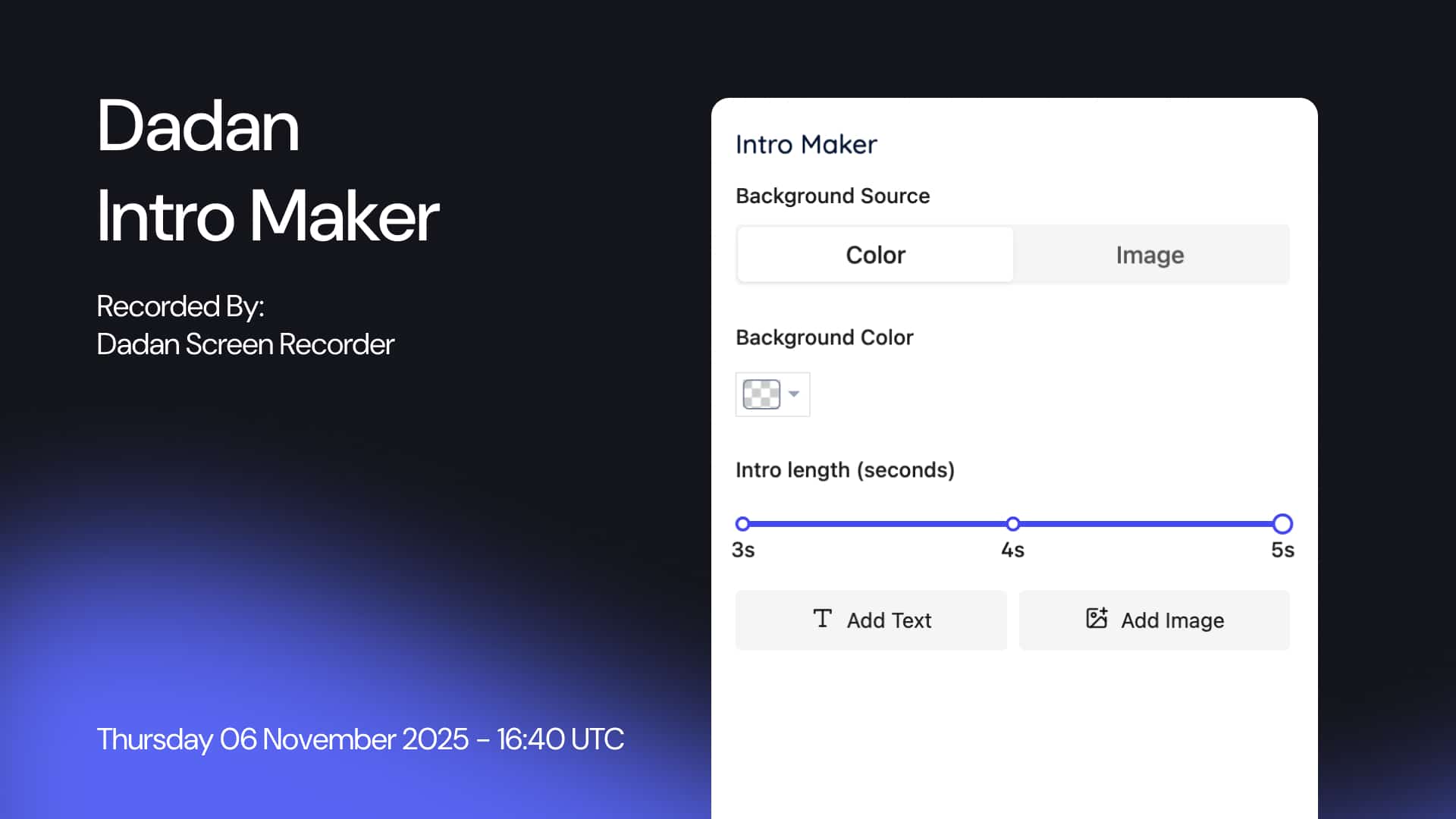 AI Intro Maker 3 intro maker