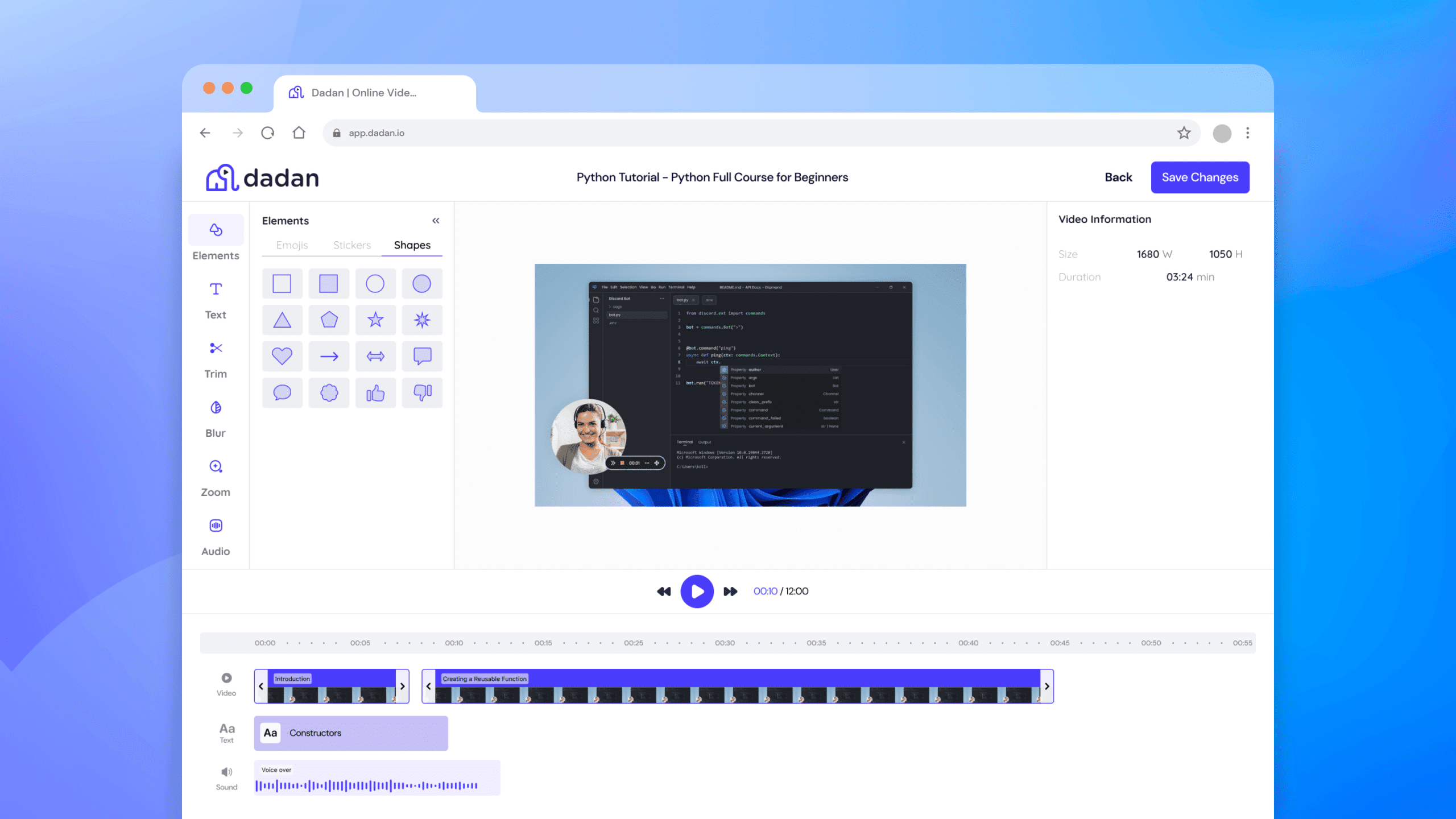 online video editor