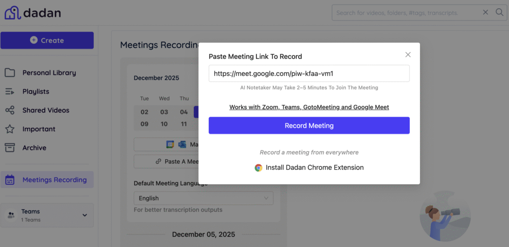 paste a meeting link paste a meeting link
