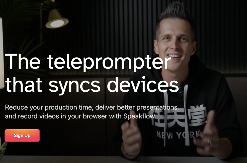 speakflow teleprompter