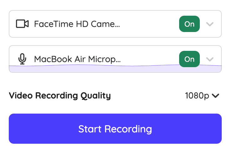 start recording start recording