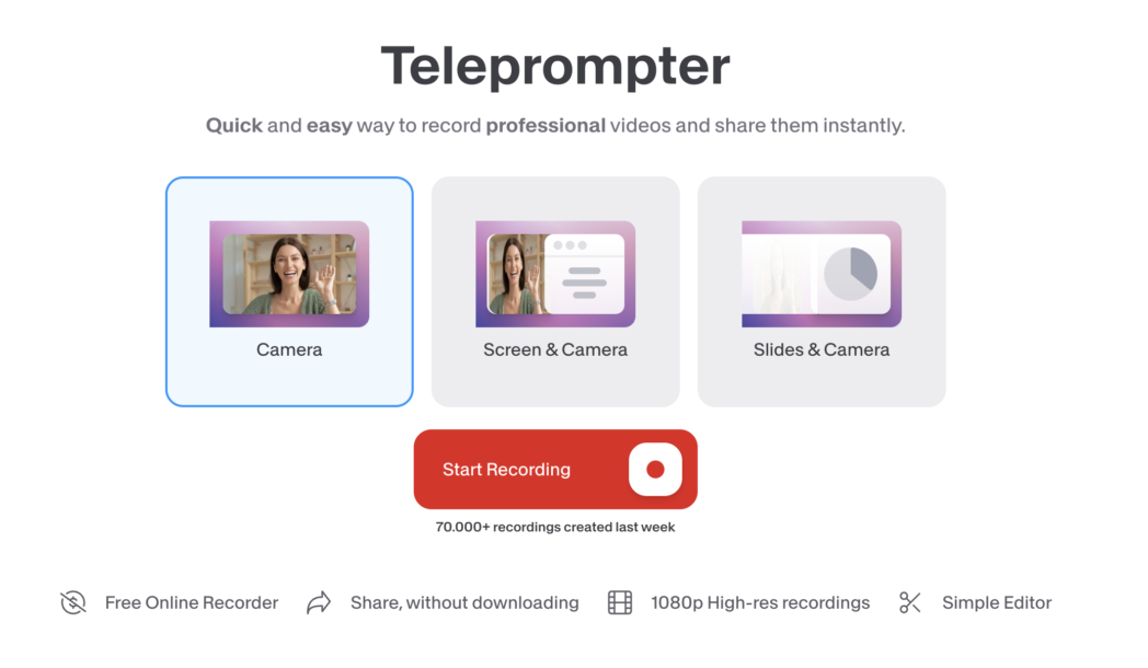 teleprompter