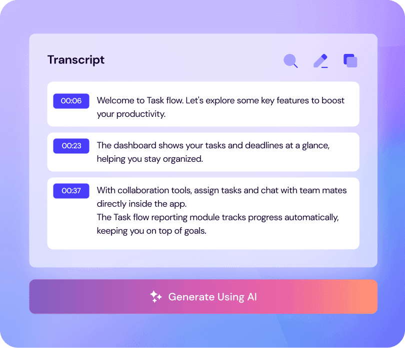 video 2 text ai