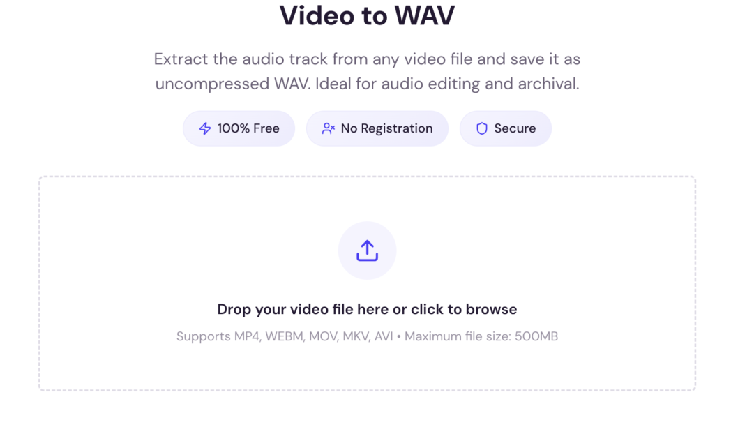 video to wav video to wav